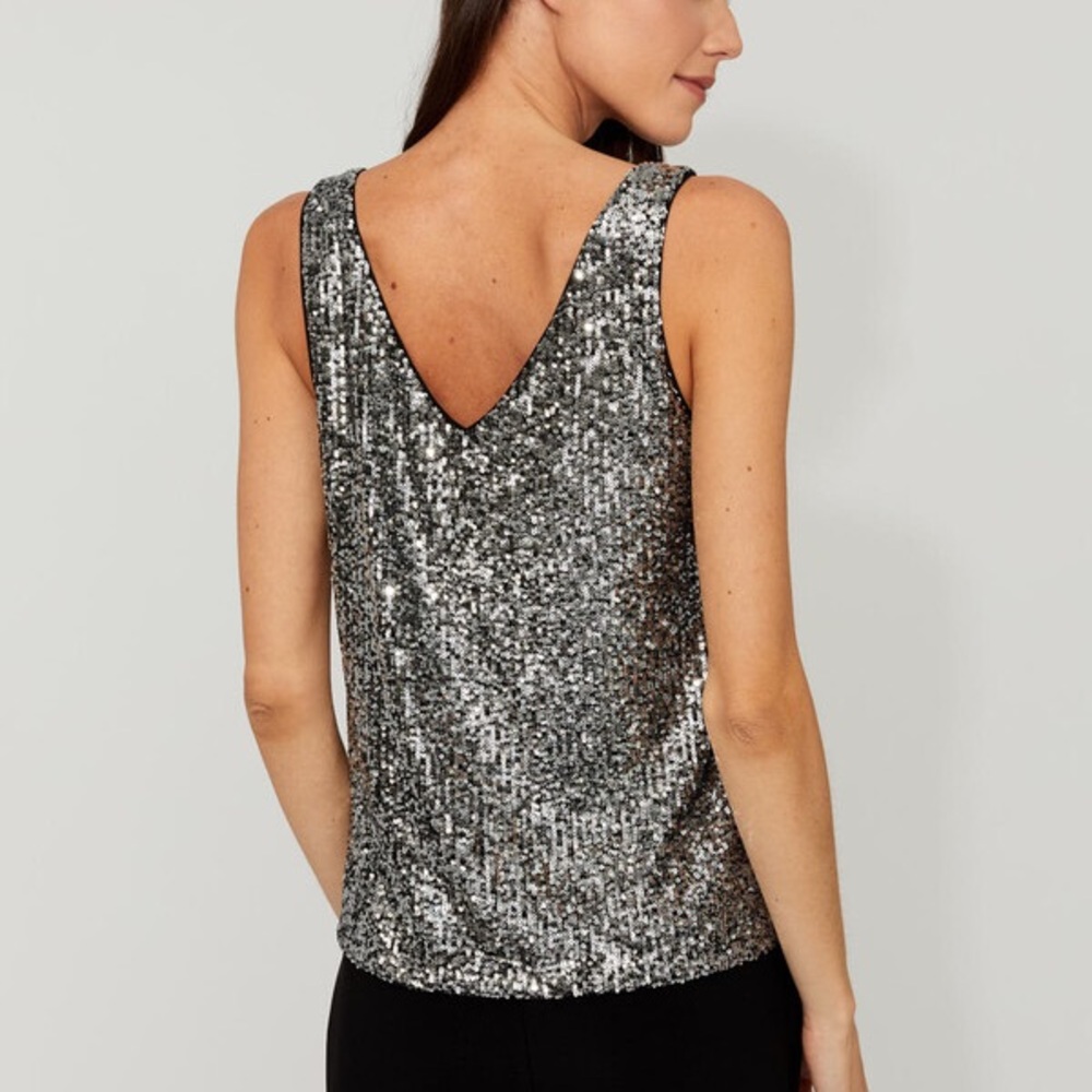 NWOT Joseph Ribkoff Sparkle Tank - Picture 5 of 8